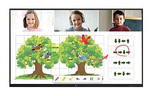 Интерактивный дисплей [65TR3DJ] LG [65TR3DJ-B] IPS, 3840 x 2160 60 Hz, инфракрасный тачскрин 20 касаний, яркость 350cd/m2, динамическая контрастность 1200:1, защищенное антибликовое стекло 4T, память 3GB DDR4 + 16GB, Android 8.0, колонки 2x10 Вт, пуль от магазина 